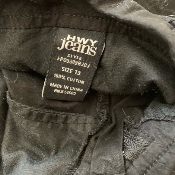 💙 Black Shorts with Waist Tie - Picture 6 of 7